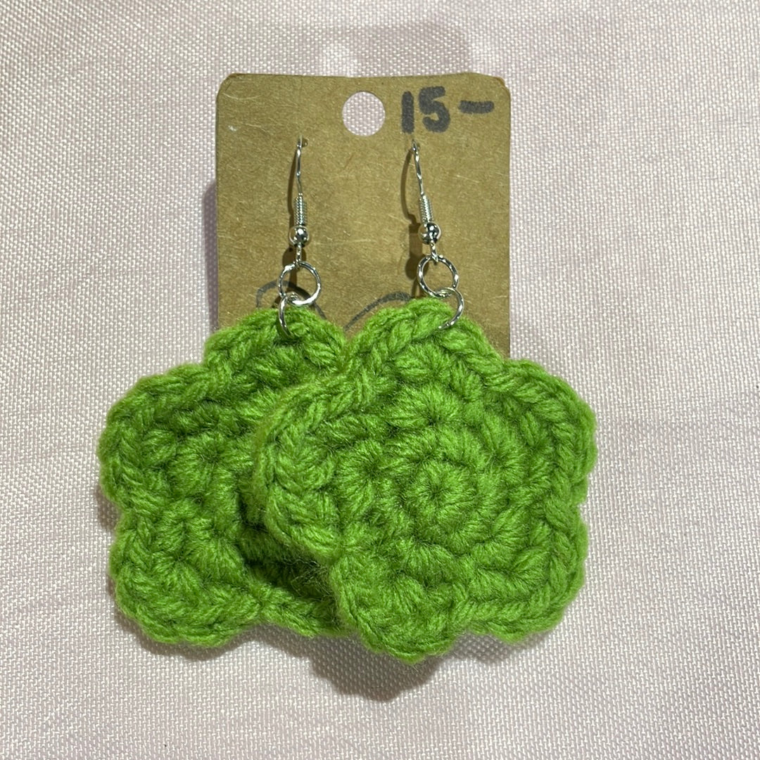 Crochet Star Earrings