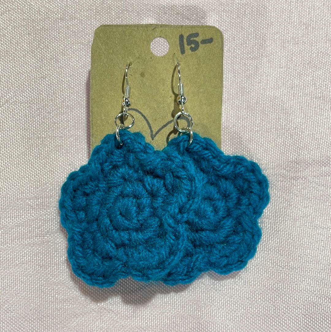 Crochet Star Earrings