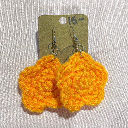 Crochet Star Earrings